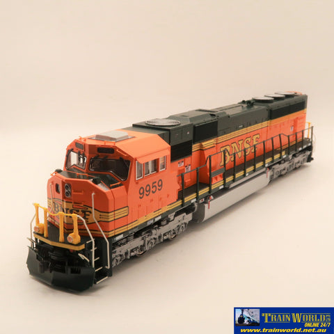 COMM-E030 Used Goods Kato EMD SD70 MAC BNSF Heritage II #9959 DCC Ready HO Scale Locomotive