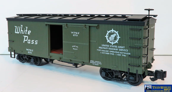 Comm-G050 Used Goods Aristo Craft Trains Wood Reefer Car White Pass Gauge 1 Rolling Stock