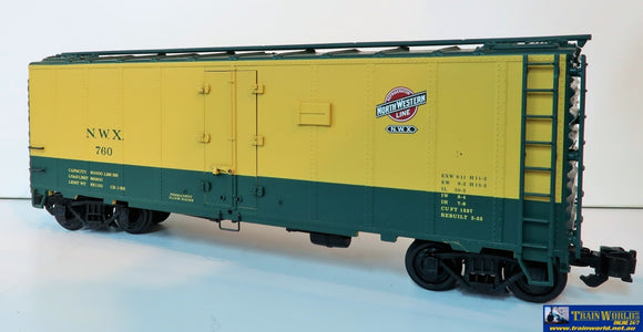 Comm-G063 Used Goods Aristo Craft Trains Wood Reefer Car Northwestern Line Gauge 1 Rolling Stock