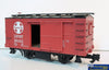 Comm-G091 Used Goods Aristo Craft Trains 2 Axle Box Car Santa Fe Gauge 1 Rolling Stock