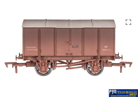 DAP-4F013042 Dapol Gunpowder Van BR Bauxite 701045 Weathered OO-Scale Rolling Stock