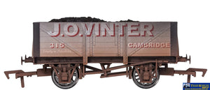 Dap-4F051020 Dapol 5-Plank 10’Wheelbase Open-Wagon #315 ’J.o Vinter’ *Weathered* (Eras-3-5)