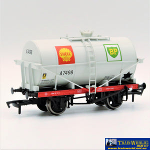 Dap-4F058002 14T Tank Wagon Class A Shell Bp Silver A7493 Oo-Scale Rolling Stock