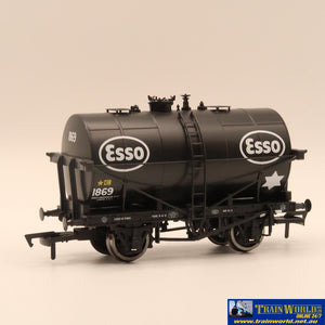 Dap-4F059002 14T Tank Wagon Class B Esso Black 1869 Oo-Scale Rolling Stock