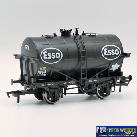 Dap-4F059004 14T Tank Wagon Class B Esso Black 1914 Oo-Scale Rolling Stock