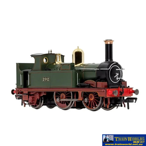 DAP-4S517001 GW 517 Class 0-4-2T 202 Lined GW Green Red Frames Open Cab OO-Scale DCC Ready - Locomotive