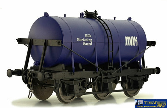Dap-7F031003 Dapol 6-Wheel Milk Tanker #Un-Numbered Marketing Board Blue (Era-5) O-Scale (1:43.5)