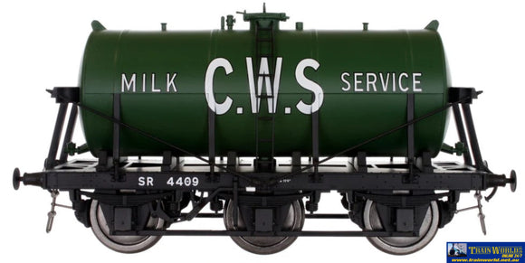 Dap-7F031008 Dapol 6-Wheel Milk Tanker #Sr-4409 C.w.s Service Green (Era-5) O-Scale (1:43.5) Rolling