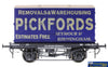 Dap-7F037010 Dapol Gwr Conflat #36502 With Pickfords Container (Era-3) O-Scale (1:43.5) Rolling