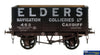 Dap-7F073002W Dapol Po 7-Plank Open-Wagon 9 W/B 3-Door #466 Elders Navigation Collieries Ltd