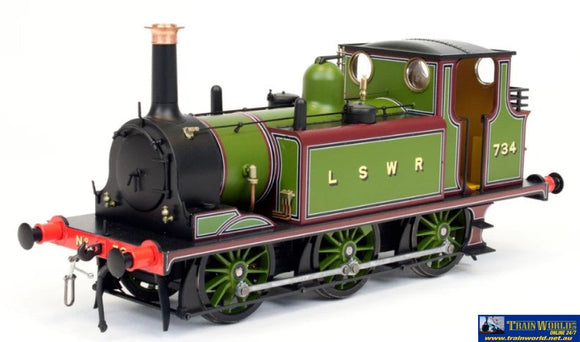 Dap-7S010014 Dapol Lswr A1 Terrier 0-6-0T #734 Lined-Green (Era-2) Dcc-Ready O-Scale (1:43.5)