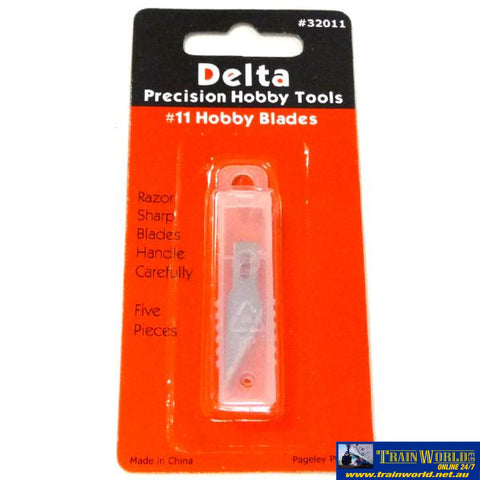 Del-32011 Delta 32011 #11 Hobby-Blades (5) Tool