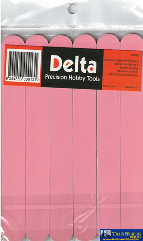 DEL-42003 Delta Flexpads Medium (220 Grit) Flex Pads (6-Pack) Tool