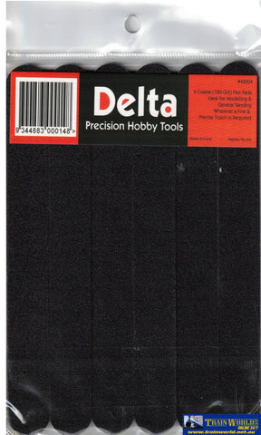 DEL-42004 Delta Flexpads Course (180 Grit) Flex Pads (6-Pack) Tool