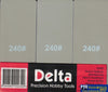 DEL-44003 Delta Flexblock Medium ’Double Sided 240 Grit/400 Grit’ (3-Pack) Tool