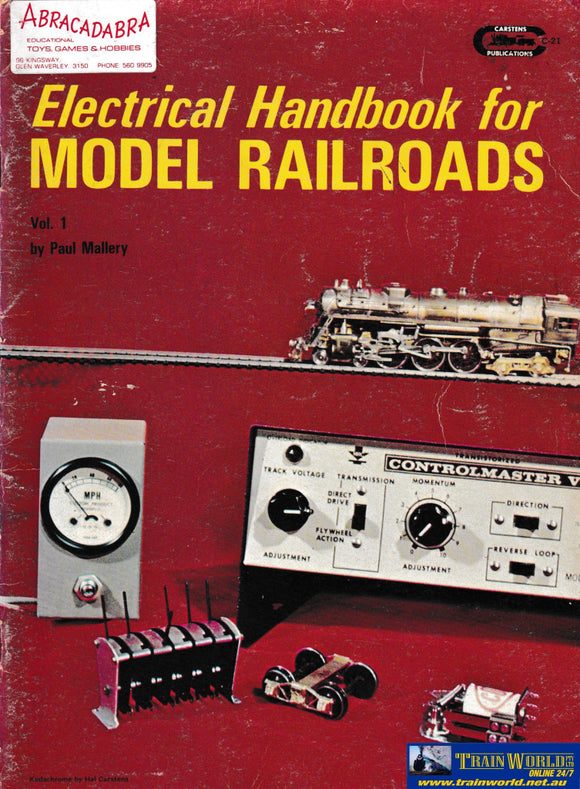 Electrical Handbook for Model Railroads Vol 1 -Used- (UB9D-0862S) Reference