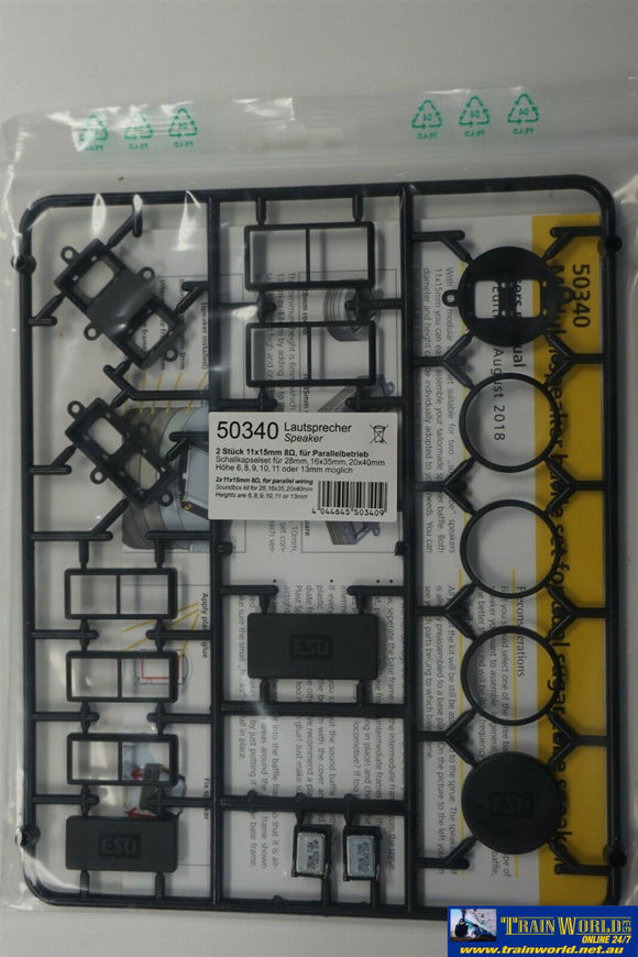 Esu-50340 Esu Dual 11Mm X15Mm Speaker Modular Kit For 28Mm 20Mm X 40Mm & 16Mm 35Mm Controller