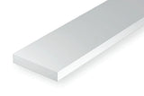 Eve-1208 Evergreen Polystyrene (Strip) Opaque White 1.00Mm X 4.20Mm 350Mm (O-Scale 2 8) 8-Pack