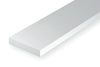 Eve-1208 Evergreen Polystyrene (Strip) Opaque White 1.00Mm X 4.20Mm 350Mm (O-Scale 2 8) 8-Pack