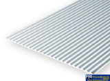 Eve-14526 Evergreen Polystyrene (Metal Corrugated-Siding Sheet) Opaque White 1.00Mm-Spacing