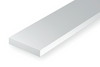 Eve-178 Evergreen Polystyrene (Strip) Opaque White 2.50Mm X 4.80Mm 350Mm (7-Pack) Scratchbuild