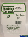 Eve-2037 Evergreen Polystyrene (Freight-Car Siding Sheet) Opaque White (Ho-Scale) 0.95Mm-Spacing