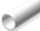 Eve-227 Evergreen Polystyrene (Tube) Opaque White 5.50Mm-(O.d) X 350Mm (3-Pack) Scratchbuild