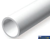Eve-228 Evergreen Polystyrene (Tube) Opaque White 6.30Mm-(O.d) X 350Mm (3-Pack) Scratchbuild