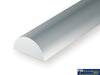 Eve-244 Evergreen Polystyrene (1/2-Round Rod) Opaque White 3.20Mm X 350Mm (3-Pack) Scratchbuild