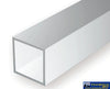 Eve-255 Evergreen Polystyrene (Square-Tube) Opaque White 7.90Mm X 7.90Mm-(O.d) 350Mm (2-Pack)