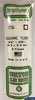 Eve-256 Evergreen Polystyrene (Square-Tube) Opaque White 9.50Mm X 9.50Mm-(O.d) 350Mm (2-Pack)