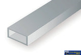 Eve-257 Evergreen Polystyrene (Rectangular-Tube) Opaque White 3.20Mm X 6.30Mm-(O.d) 350Mm (3-Pack)