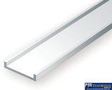 Eve-264 Evergreen Polystyrene (C-Channel) Opaque White 3.20Mm X 350Mm (4-Pack) Scratchbuild
