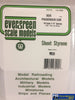 Eve-3025 Evergreen Polystyrene (Passenger-Car Siding Sheet) Opaque White (Ho-Scale) 0.64Mm-Spacing