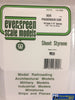 Eve-3025 Evergreen Polystyrene (Passenger-Car Siding Sheet) Opaque White (Ho-Scale) 0.64Mm-Spacing
