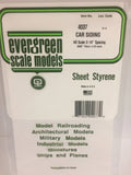 Eve-4037 Evergreen Polystyrene (Freight-Car Siding Sheet) Opaque White (Ho-Scale) 0.95Mm-Spacing