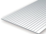 Eve-4041 Evergreen Polystyrene (Clapboard-Sheet) Opaque White 1.00Mm-Spacing 1.00Mm-Thick 152Mm X