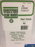 Eve-4051 Evergreen Polystyrene (Clapboard-Sheet) Opaque White 1.30Mm-Spacing 1.00Mm-Thick 152Mm X