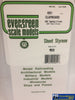 Eve-4051 Evergreen Polystyrene (Clapboard-Sheet) Opaque White 1.30Mm-Spacing 1.00Mm-Thick 152Mm X