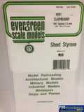 Eve-4061 Evergreen Polystyrene (Clapboard-Sheet) Opaque White 1.50Mm-Spacing 1.00Mm-Thick 152Mm X
