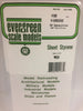 Eve-4188 Evergreen Polystyrene (V-Groove Sheet) Opaque White 4.80Mm-Spacing 1.00Mm-Thick 152Mm X