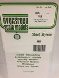 Eve-4505 Evergreen Polystyrene (Tile-Sheet) Opaque White 6.30Mm-Squares 1.00Mm-Thick X 152Mm 305Mm