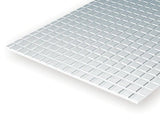 Eve-4506 Evergreen Polystyrene (Tile-Sheet) Opaque White 8.50Mm-Squares 1.00Mm-Thick X 152Mm 305Mm