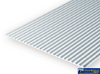 Eve-4525 Evergreen Polystyrene (Metal Corrugated-Siding Sheet) Opaque White 0.75Mm-Spacing
