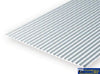Eve-4529 Evergreen Polystyrene (Metal Corrugated-Siding Sheet) Opaque White 2.50Mm-Spacing