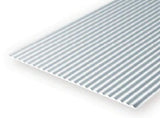 Eve-4530 Evergreen Polystyrene (Metal Corrugated-Siding Sheet) Opaque White 3.20Mm-Spacing
