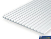 Eve-4542 Evergreen Polystyrene (Board & Batten Sheet) Opaque White 1.90Mm-Spacing 1.00Mm-Thick 152Mm
