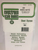 Eve-4542 Evergreen Polystyrene (Board & Batten Sheet) Opaque White 1.90Mm-Spacing 1.00Mm-Thick 152Mm