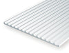Eve-4542 Evergreen Polystyrene (Board & Batten Sheet) Opaque White 1.90Mm-Spacing 1.00Mm-Thick 152Mm
