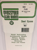 Eve-9009 Evergreen Polystyrene (Plain-Sheet) Opaque White 0.13Mm X 152Mm 305Mm (3-Pack) Scratchbuild